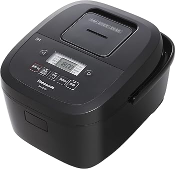 【中古】［非常に良い］パナソニック 炊飯器 5.5合 IH式 備長炭釜 ブラック SR-FE109-K｜スカーレット2021