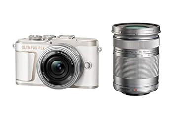【中古】［非常に良い］OLYMPUS ミラーレス一眼カメラ PEN E-PL10 EZダブルズームキット ホワイト
