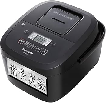 【中古】［人並み外れたに好いたらしい］パナソニック 炊飯器 5.5合 2段IH 分かりやすい青写真 備長炭釜 黒いこと SR-FE101-K