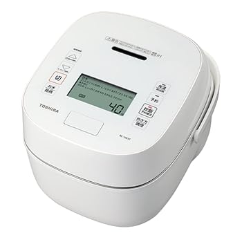 【中古】［非常に良い］TOSHIBA 真空圧力IHジャー炊飯器 炎匠炊き(5.5合炊き) ホワイト RC-10VST(W)