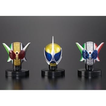 【中古】プレミアムバンダイ限定 マスクコレクション 仮面ライダーＷセット3