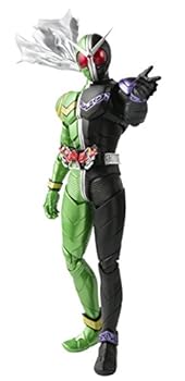 【中古】S.H.フィギュアーツ (真骨彫製法) 仮面ライダーW サイクロンジョーカー 約145mm PVC&ABS製 塗装済み可動フィギュア