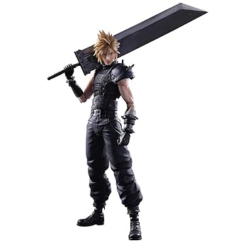 【中古】PLAY ARTS改 FINAL FANTASY VII REMAKE No.1 クラウド・ストライフ PVC製 塗装済み可動フィギュア