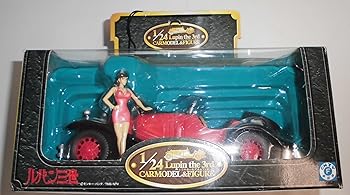 【中古】「ルパン三世」 1/24カーモデル＆フィギュア 峰不二子 単品 プライズ