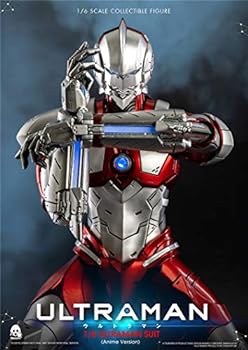 【中古】ThreeZero ウルトラマン(アニメ版) 1: 6スケール アクションフィギュア、マルチカラー