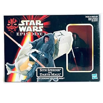 【中古】STAR WARS EPISODE1 SITH SPEEDER AND DARTH MAUL Action Figure