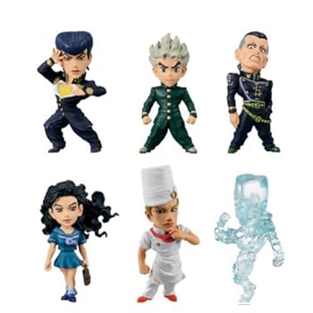 【中古】ジョジョの奇妙な冒険 ダイヤモンドは砕けない ワールドコレクタブルフィギュアvol.1 全6種セット