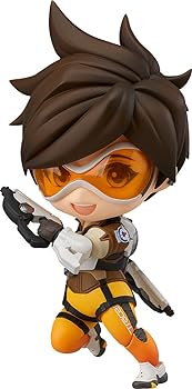 【中古】ねんどろいど オーバーウォッチ トレーサー クラシックスキン・エディション ノンスケール ABS&PVC製 塗装済み可動フィギュア