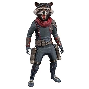 【中古】【ムービー・マスターピース】『アベンジャーズ／エンドゲーム』１／６スケールフィギュア ロケットフィギュア