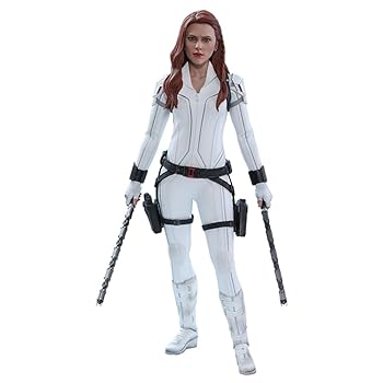 【中古】ムービー・マスターピース ブラック・ウィドウ スノースーツ版 1/6スケールフィギュア 白