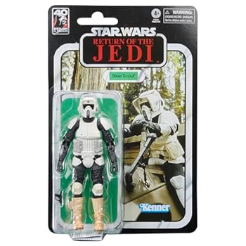 【中古】スター・ウォーズ STAR WARS ブラックシリーズ バイカー・スカウト、スター・ウォーズ エピソード6/ジェダイの帰還 40周年記念 6インチ(15センチ画像