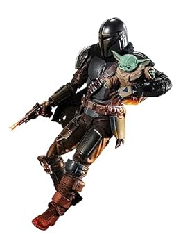 【中古】BANDAI SPIRITS(バンダイ スピリッツ) S.H.フィギュアーツ スター・ウォーズ マンダロリアン＆グローグー(STAR WARS: The Mandalorian) 約150mm
