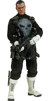 【中古】サイドショウ・シックス・スケール マーベル・コミック #002パニッシャー 1/6スケール プラスチック製 塗装済み可動フィギュア