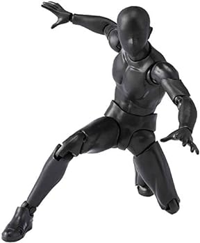 【中古】S.H.フィギュアーツ ボディくん DX SET 2 (Solid black Color Ver.) 約150mm ABS&PVC製 可動フィギュア｜スカーレット2021