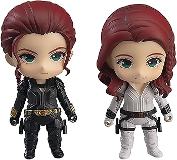 【中古】ねんどろいど マーベル ブラックウィドウ Black Widow Ver. DX ノンスケール ABS&PVC製 塗装済み可動フィギュア
