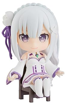 【中古】ねんどろいど Swacchao! Re:ゼロから始める異世界生活 エミリア ノンスケール プラスチック製 塗装済み可動フィギュア パープル G12664