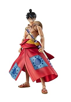 【中古】ヴァリアブルアクションヒーローズ ONE PIECE ルフィ太郎 約175mm PVC製 塗装済み可動フィギュア