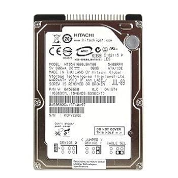 【中古】Hitachi 0A28419 160GB 5400 RPM 2.5インチ IDE HDD
