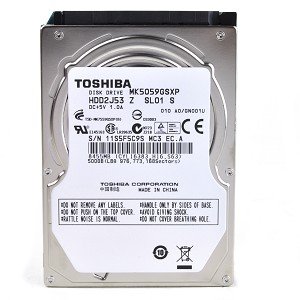 【中古】HDD 2.5インチ　SATA　500GB　MK5059GSXP