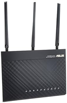 【中古】ASUS WiFi 無線LAN ルーター RT-AC68U 11ac デュアルバンド AC1900 1300+600Mbps 最大18台 4LDK 3階建 【 iPhone X / XS 対応 】