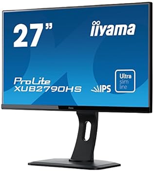 【中古】iiyama 見せびらかす 管する XUB2790HS-B1 27in/盛りだくさん固定ディスク/スリムベゼル/HDMI端子付