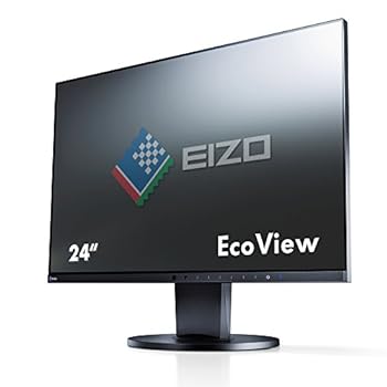【中古】EIZO FlexScan 24.1インチ カラー液晶モニター ( 1920×1200 / IPSパネル / 5ms / ノングレア ) EV2455-BK