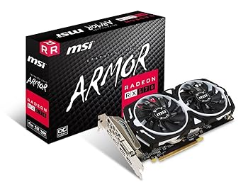 【中古】MSI Radeon RX 570 ARMOR 4G OC グラフィックスボード VD6330｜スカーレット2021