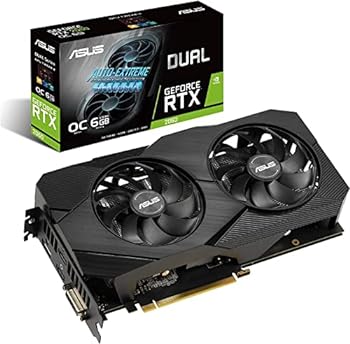 【中古】ASUS Dual GeForce RTX?2060 グラフィックスゲーム盤 OC/6G/DDR6/2.5 slot (DUAL-RTX2060-O6G-EVO)