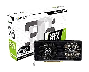 【中古】Palit(パリット) GeForce RTX 3060 Dual OC 12GB LHR版 / NE63060T19K9-190AD / グラフィックゲーム盤