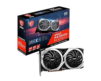 【中古】MSI Radeon RX 6700 XT MECH 2X 12G OC グラフィクスゲーム盤 VD7602