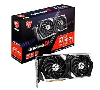 【中古】MSI Radeon RX 6600 XT GAMING X 8G グラフィクスゲーム盤 VD7840