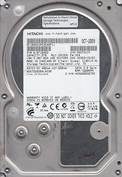 【中古】hds722020ala330、PN 0 F10453、MLC jpk3ea、Hitachi 2tb SATA 3.5ハードドライブ|スカーレット2021
