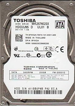 【中古】mk2576gsx、hdd2j95?D ul01?B、Toshiba 250?GB SATA 2.5ハードドライブ