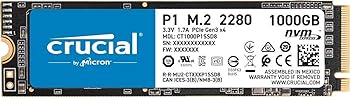 【中古】重要なP1 1TB 3D NAND NVMe PCIe M.2 SSD - CT1000P1SSD8