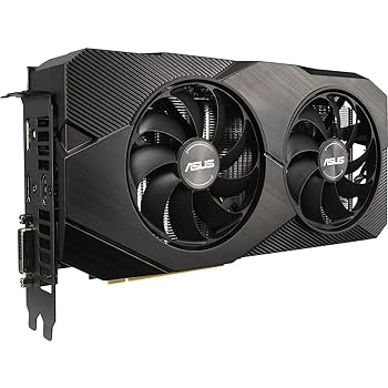 【中古】ASUS GeForce RTX 2060デュアルEVO OC（6GB GDDR6 / PCI Express 3.0 / 1365MHz-1785MHz / 14000MHz）