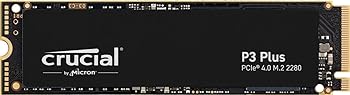 【中古】Crucial P3 Plus 1TB PCIe 4.0 3D NAND NVMe M.2 SSD 最大5000MB/秒 - CT1000P3PSSD8