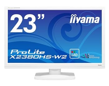 【中古】iiyama IPS方式パネル+ホワイトLEDバックライト搭載 23型ワイド液晶ディスプレイ ProLite X2380HS-W2｜スカーレット2021