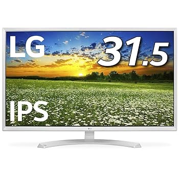 【中古】LG モニター ディスプレイ 32MP58HQ-W 31.5インチ/フルHD/IPS/HDMI端子付/ブルーライト低減機能 ホワイト