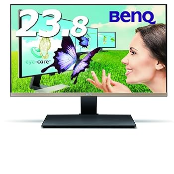 【中古】BenQ 管する 見せびらかす EW2445ZH 23.8in/盛りだくさん固定ディスク/ウルトラスリムベゼル/HDMI,VGA端子/青味ともし火助け出すPlus