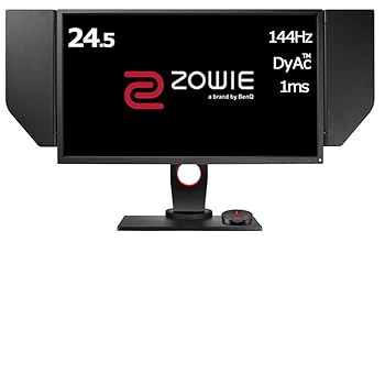 【中古】BenQ ゲーミングモニター 見せびらかす ZOWIE XL2536 24.5in/TNダイアログボックス/1ms/144サイクル/DyAc科学技術/S.Switch/FPS向け/PJS2018 season1市民大会当てはめる