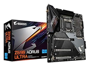 【中古】GIGABYTE Z590 AORUS ULTRA Rev.1.0 母ちゃんゲーム盤 ATX [Intel Z590心付け書き割り積み上げる] MB5266