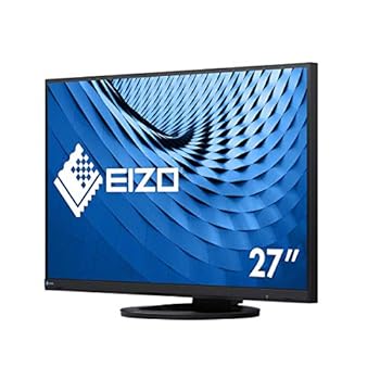 【中古】EIZO 27.0型フレームレスモニターFlexScan EV2760-BK(2560×1440/アンチグレアIPS/疲労困憊目助け出す/黒いこと/5