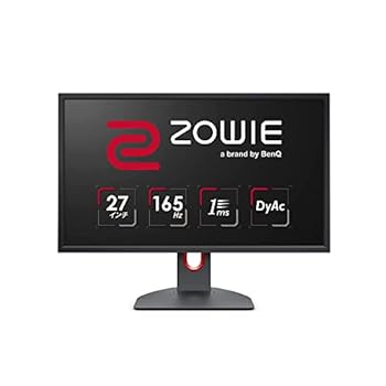 【中古】BenQ ZOWIE XL2731K ゲーミングモニター (27in/Full 固定ディスク/TN/165サイクル/1ms/XL Setting to Share/DyAc/Black eQualizer/FreeSync/Color Vibrance/