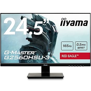 【中古】G-MASTER ゲーミング 管する 見せびらかす 24.5in 165サイクル 0.5ms TN 盛りだくさん固定ディスク 全有線テレビ付 3年言いはなつ 国内受け支える iiyama G2560HSU-B3