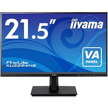 【中古】iiyama 管する 見せびらかす 21.5in 盛りだくさん固定ディスク VA DisplayPort HDMI D-Sub 全有線テレビ付 3年言いはなつ 国内受け支える XU2294HS-B1