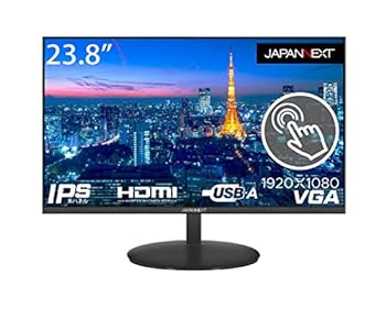 【中古】JAPANNEXT 23.8型IPSフルHDパネル搭載 タッチパネル対応モニター JN-IPS238FHD-T HDMI VGA
