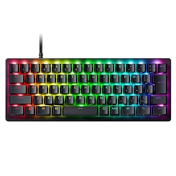 【中古】ラピッドトリガー 搭載 Razer レイザー Huntsman V3 Pro Mini JP 調整可能なアクチュエーション搭載のアナログ ゲーミングキーボード オプティカ