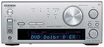 【中古】［人並み外れたに似つかわしい］ONKYO INTEC205 AV真っただ中 35W×3ch SA-907FX(S) しろがね色