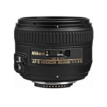 【中古】［人並み外れたに似つかわしい］Nikon 単興味の中心水晶体 AF-S NIKKOR 50粍 f/1.4G フルサイズ相応う