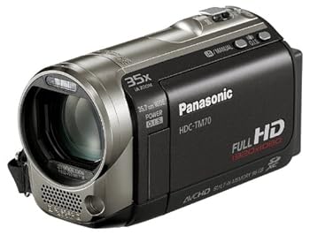 【中古】［非常に良い］パナソニック デジタルハイビジョンビデオカメラ TM70 ムーンブラック HDC-TM70-K (内蔵メモリ96GB)